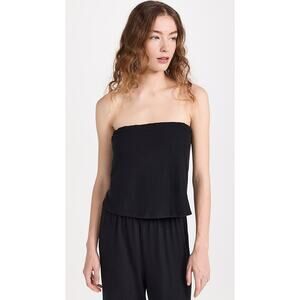 $98 DONNI. Classics Sweater Tube Top in Black - M